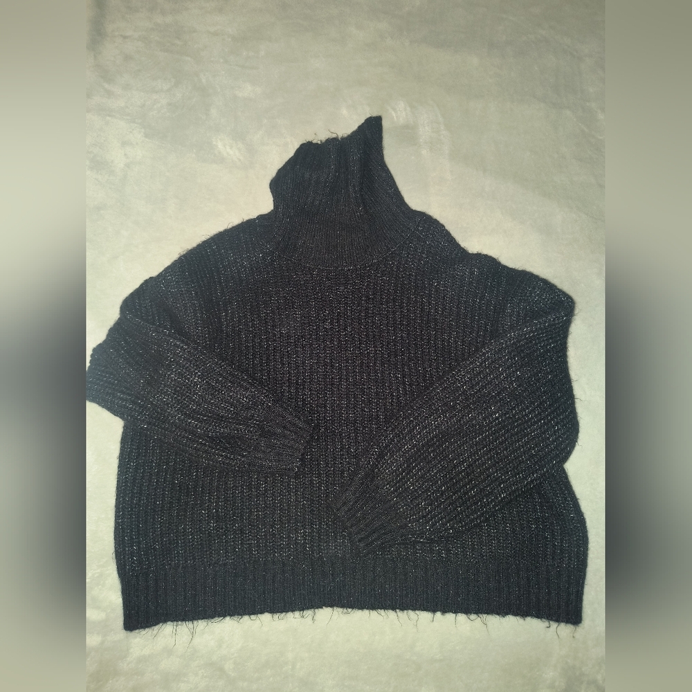 Old Navy Charcoal Turtleneck Sweater